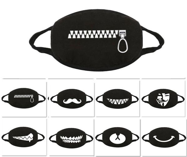 DHL Fashion Food Farty Anime Designer facial masque adulte Fun Fancy Dishom Dishalable Mashing Masking Mask réutilisable Du poussière au vent-vent Cot1415123