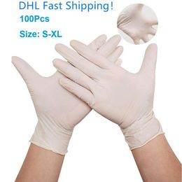 S-XL Wegwerp PVC Handschoenen 100 stks / pak Beschermend voor Salon Huishoudelijke Garden Handschoenen Multi Multi Clear Handschoenen FS9518