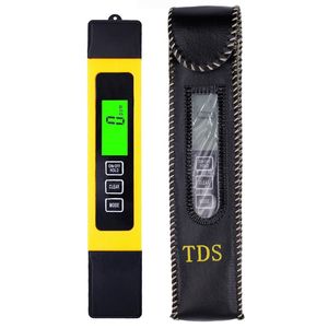 dhl fedex Digitale Pen Draagbare Filter Kwaliteit Zuiverheid Tester Watermeter met achtergrondverlichting EC temp Meetinstrumenten