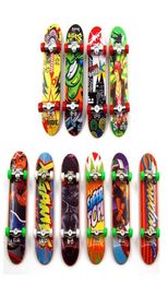 DHL Fidget Toys Fingerboard Finger Scooter Mini Skateboard Deck Antistress Tech Slip Sand Stick Stick pour enfants9189695