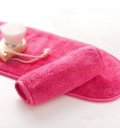 DHL GRATIS 40 * 18 CM Super Soft Make Remover Handdoek Herbruikbare Makeup Handdoek Gum Hoge Kwaliteit Doekjes Nee Cleansing Oil