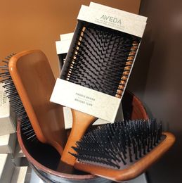 DHL GRATIS Un cepillo de paleta AVEDA de alta calidad Brosse Club Masaje Cepillo para el cabello Peine Prevenir Trichomadesis Hair SAC Masajeador