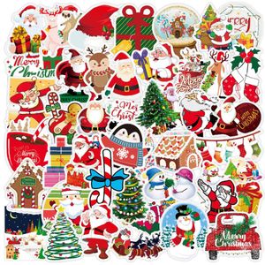 DHL Kerstvakantie DIY Sticker Lot Posters Graffiti Skateboard Snowboard Laptop Bagage Motor Fiets Thuissticker Cadeaus voor kinderen 25 stks/partij 50 stks/partij