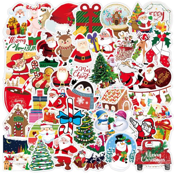 Dhl Christmas Holiday DIY Affiches de lot d'autocollant Graffiti Snateboard Snowboard ordinateur portable Bike de moto