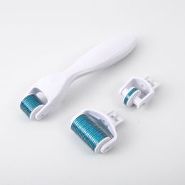 DHL Gratis gratis verzending Derma Roller Micro Naald Derma Roller 3 in 1 Oog Gezicht Body Roestvrij staal Naalden Micro Naald Derma Roller Therapie