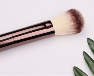 DHL FREE Hourglass Foundation / Blush Makeup Brush # 2 Brochas cosméticas de contorno bronceado de tamaño completo Cerdas sintéticas