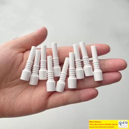 DHL Free Mini Petit Céramique Nail Tip 10mm Mâle Pour NC Nectar Collector Kits Remplacement Dab Nails Tips vendent également 14mm 18mm