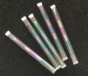 DHL gratis Rainbow Gold RVS Kleur Wax Dabber Tool Wax Tool voor droge kruiden vaporizer Glass Globe Atomizer