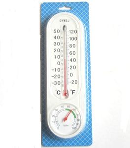 Thermomètre et hygromètre domestique analogique, compteur de température et d'humidité mural