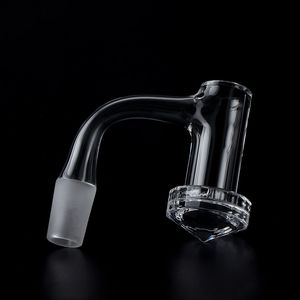 DHL Volledige las Rooknagels Quartz Banger gefacetteerde bodem afgeschuinde rand voor glazen waterleidingen Bongs Dab Rigs