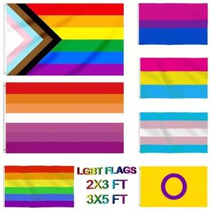 DHL Gay Flag 90x150cm Rainbow Things Pride Biseksuele lesbische pansexual LGBT -vlaggen