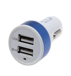 DHL accessoire de voiture de haute qualité 5V 21A 1A double chargeur USB pour téléphone 5 6 Nokia GPS chargeur de voiture or pour téléphone mobile Android 5280435