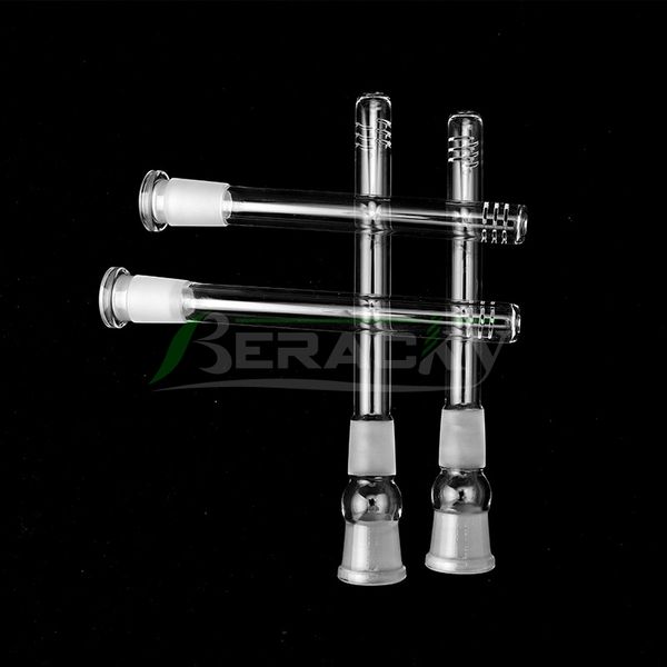 DHL! Venta caliente 14 mm 18 mm 18-14 mm Vidrio Downstem Difusor Varía Especificaciones Vidrio Downstems Para adaptador Tubos de agua de vidrio Cubiletes Bongs Oil Dab Rigs