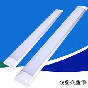 Nieuwe oppervlakte gemonteerde LED BATTEN Dubbele rijbuizen Lichten 2ft 4ft T8 Fixture Zuivering LED Tri-Proof Light Tube 20W 40W AC 110-240V