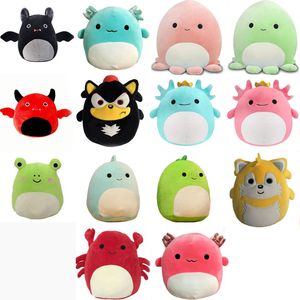 DHL Enfants Jouets Peluches Poupées 20 cm Dinosaure Chauve-souris Salamandre Crabe Poupée Arc-en-Licorne En Peluche Jouet Vacances Cadeau Créatif En Peluche En Gros Grande Remise En Stock