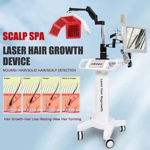 Máquina para el crecimiento del cabello con láser de diodo led, envío gratuito con DHL, crecimiento del cabello para tratamiento de pérdida de cabello, salón de belleza, spa