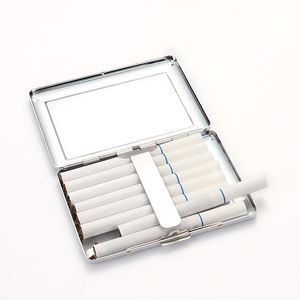 DHL Metal Sublimation Cigarette Cases Blanks Tabac Fumer Titulaire De Stockage Stash Box Cadeau