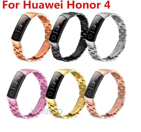 Bracelet en métal milanais DHL pour Huawei Honor Band 4 Bracelet Bracelet Bracelet en acier inoxydable pour huawei band 4 Bracelet