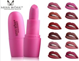 Dhl Miss Rose Lipstick Matte Bullet Lipstick 22 Colors Lipstick3217013 imperméable