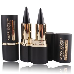 DHL freesMiss Rose Professional Eyeliner Cream Long Wear Gel Eyeliner Pen Matte Natural Quick Dry Liner Make Up