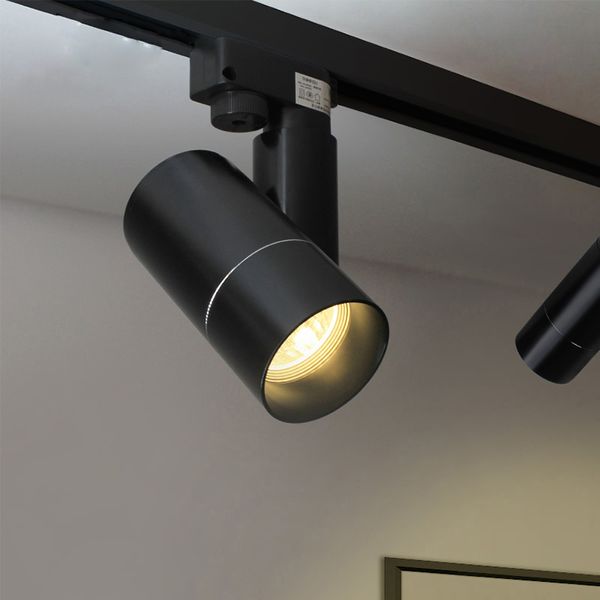 DHL moderne LED projecteurs sur rail COB plafonniers 360 + 180 Angle réglable AC85-260V 5/7W luminaires salon boutique