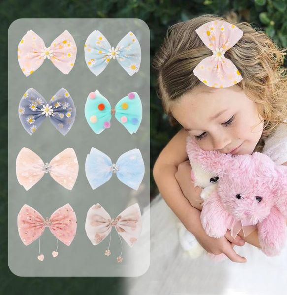 DHL MQSP enfants princesse cheveux accessoires paillettes florales paillettes haut de gamme concepteur enfants mignon qualité épingle à cheveux 3993402