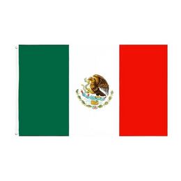 DHL MX Mex Mexicanos Mexicaanse Vlag van Mexico Groothandel Direct Factory Klaar om te verzenden 3x5 FTS 90x150cm PRO232