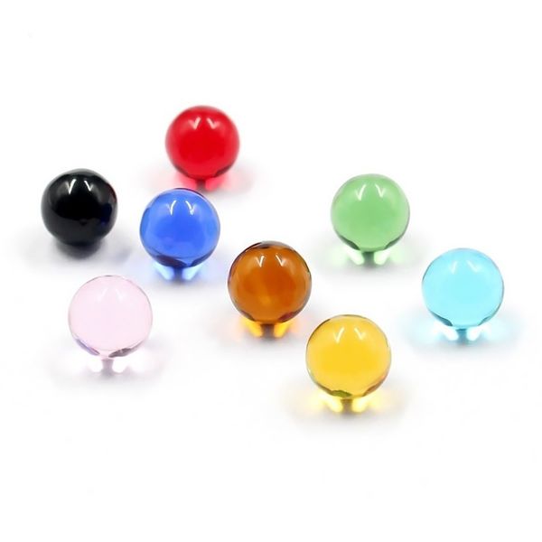 Envío de DHL o UPS 6 mm 12 mm 20 mm perlas Terp Pearls Ball para spin carb cap cuarzo banger clavos plataforma bongs de vidrio