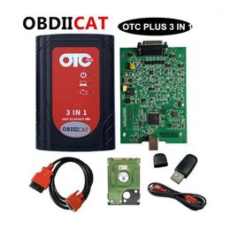 DHL OTC Plus 3 in 1 Diagnostic Tool Intelligente Tester Forvolvo Fornissan Raadpleeg Forvolvo OBD2 Scanner GTS Met HDD1257L