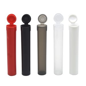 DHL POP TOP 116 MM PRE ROLL PACKAGE TUBE BULD PLAST-DOOB GEWORT BOLT PRE-ROLLING PILL CONTAINER heeft een interne diameter 0,688 inch en lengte 4,6 inch