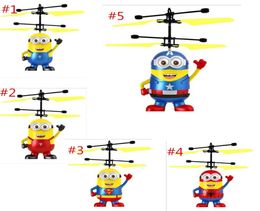 Dhl RC Helicopter Drone Kids Toys Flying Ball Aircraft LED clignotant Light Up Induction Capteur électrique pour enfants9972359