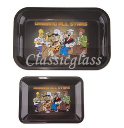 Dhl Rolling Tray Tackbing All Stars Trays Sl Size 18CM125CM13CM 27CM175CM23CM MÉTAL TOBAC PLAQUE HERB HERB HANDROLLER7880475