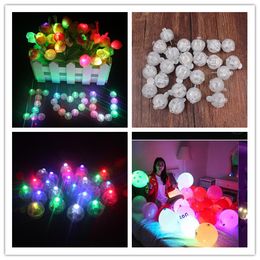 DHL gratis verzending ronde vorm ballon lamp, mini led ball ballonlampje voor papieren lantaarn bruiloft kerstfeestdecoratie