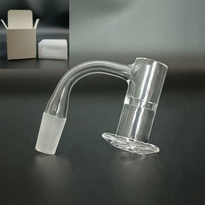 DHL Naadloze Quartz Banger met Retail Pakket Roken Volledig Las Nail Bangers afgeschuind Edge 14mm 18mm 10mm Mannelijk Frosted Joint voor Water Bong Pipe