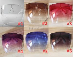 DHL Ship Clear Protector facial Gafas Gafas Gafas de seguridad Gafas impermeables Máscara anti-spray Gafas protectoras Gafas de sol de vidrio