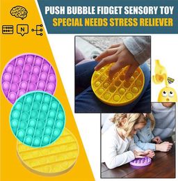 DHL Ship New Push Toy Sensory Autism Stress Stress spéciaux Besoins spéciaux Toy en classe Silent Toy7820001