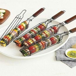 DHL-schip Outdoor Cooking Barbecue Manden Grill Net BBQ Tools Barbecue Mand Barbecue Clip Grill Manden