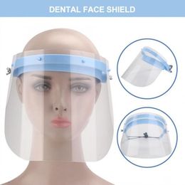 DHL envía PET protectora de la cara máscara completa máscara transparente Aislamiento anti-vaho visera máscara de protección evitan que los productos de protección FY8016