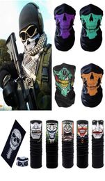 Dhl Ship Skull Magic Turban Bandanas Skull Face Masques Squelette extérieur Sports Ghost Neck Scharges Band Band Cycling Motorcycle Wrap3531779