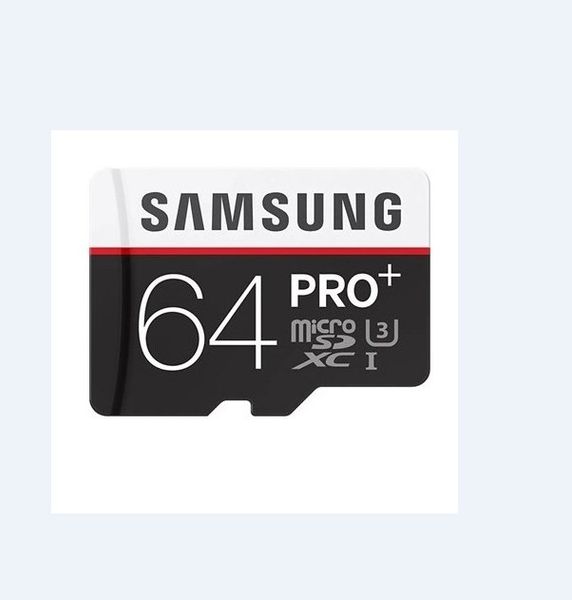 Envío de DHL 16G / 32GB / 64GB / 128GB / 256GB Alta calidad Capacidad real Samsung PRO + tarjeta micro sd C10 / 4K Cámara HD Tarjetas TF / tarjeta de memoria para teléfono inteligente 90MB / S