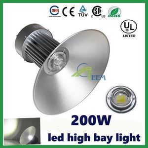 DHL GRATIS VERZENDING 200W LED High Bay Industrial LED LICHT 85-265V Goedgekeurde LED-DOWN LAMP LIGHTLICHTINGSLICHTLICHT VERLICHTING DOWNLIGHT 3YARS GARANTIE