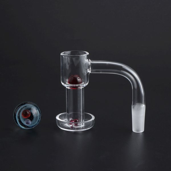 DHL !! Accessoires de fumeur TOER TERP TERP SLURPER BANGER 2MM WALL ongles à vide avec billes en verre Ruby Perles pour bangs d'eau DAB