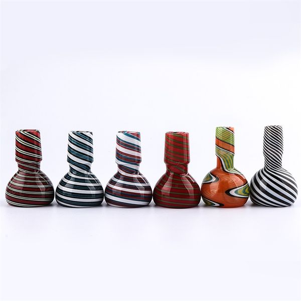 DHL Fumer Coloré Perruque Wag Verre Bulle Bol 14mm Mâle Heady Diapositives Bols Pièces Pour Tabac Herb Verre Eau Bongs Dab Rigs Pipes