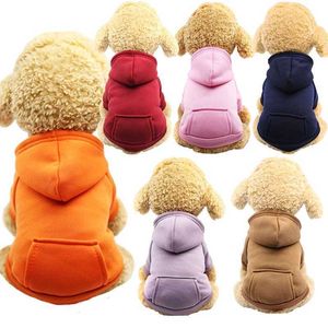 DHL Stock Pet Dog Apparel Kleding voor kleine honden kleding warm voor jas puppy outfitlarge hoodies chihuahua fy3690 c0417The