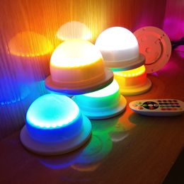 DHL Free Shipping Super Bright 48LEDs Rechargeable Battery Color Changing Led Furniture Lighting with Remote Controller