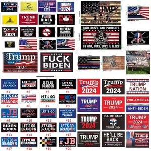 DHL Trump Flag 180 Designs Direct Factory 3x5 Ft 90 * 150 Cm Lets Go Brandon Save America Again pour 2024 President Election U.S. Ensign Stock