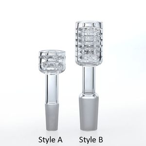 Deux styles diamant noeud fumer quartz pile Banger Nails 20mmOD 10mm 14mm 18mm Bangers ongles pour verre eau Bongs Dab Rigs tuyaux