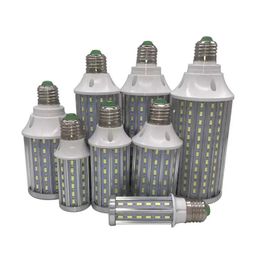 PCB ultra-lumineux Aluminium 5730 SMD Ampoule de maïs à LED 85V-265V 10W 15W 20W 25W 30W 40W 60W 80W Aucune lampe à LED scintillement