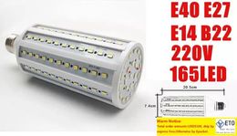 DHL Ultra Bright LED Corn Light E27 E40 7500lm LED Bulbe à 360 degrés Lalmals de lampe d'éclairage 10 10