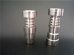 DHL Gratis verzending Universele Domloze Titanium Nail Past op 14mm 18mm.gr2 Pure Titanium Nail 4 in 1 voor Water Pipe Glass Bong Roken.